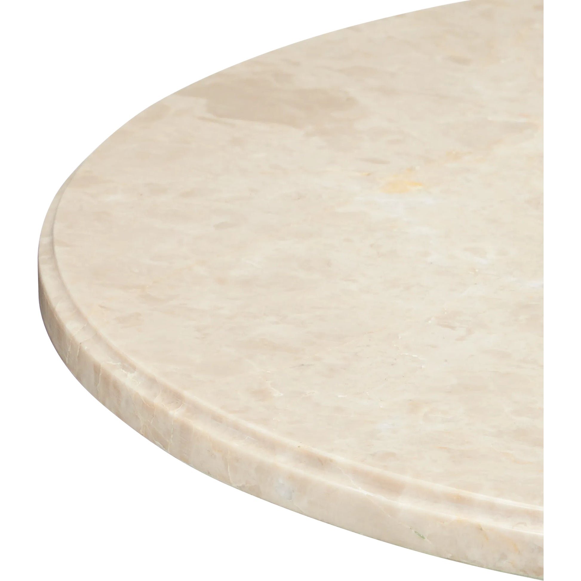 Tassel Accent Table by Currey and Company in morel brown, natural, brushed brass. Made from mindi wood, crema marfil marble, brass in a traditional style.