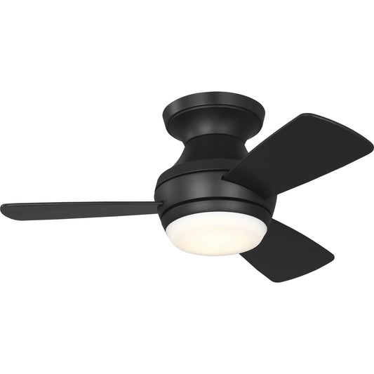 Ikon 32" Hugger LED Ceiling Fan by Visual Comfort & Co.. Made from steel in a unique style.