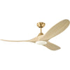 Burnished Brass, Washed White Oak