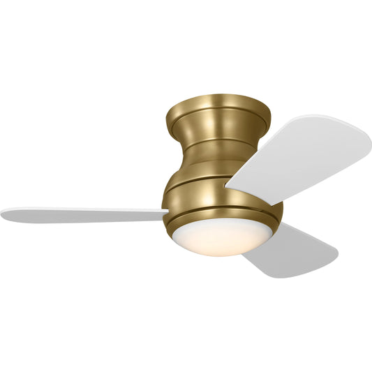 Orbis 32" Hugger LED Ceiling Fan by Generation Lighting. Made from steel in a unique style.