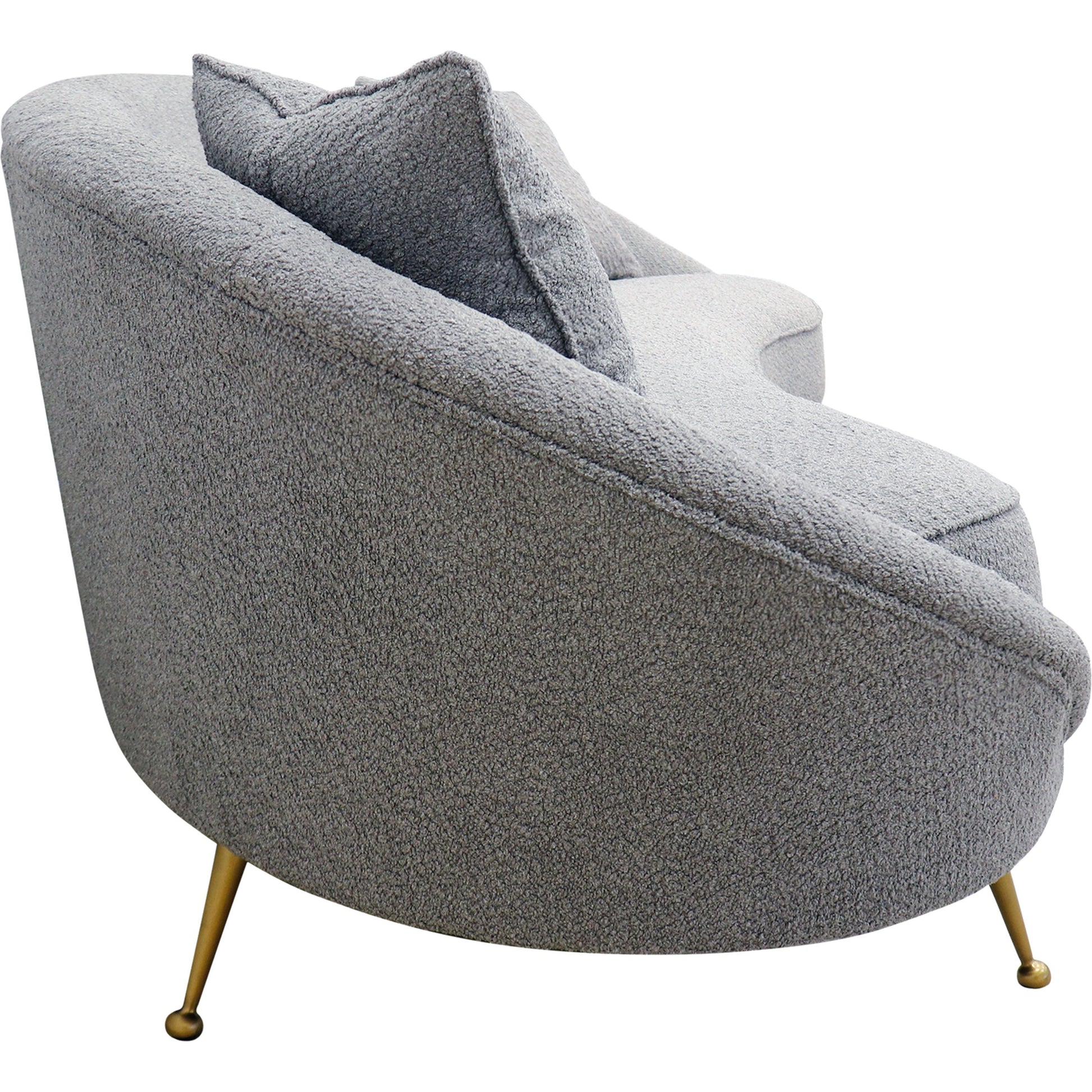 Luna Sofa by Pasargad Home. Made from polyester fabric in a modern style.