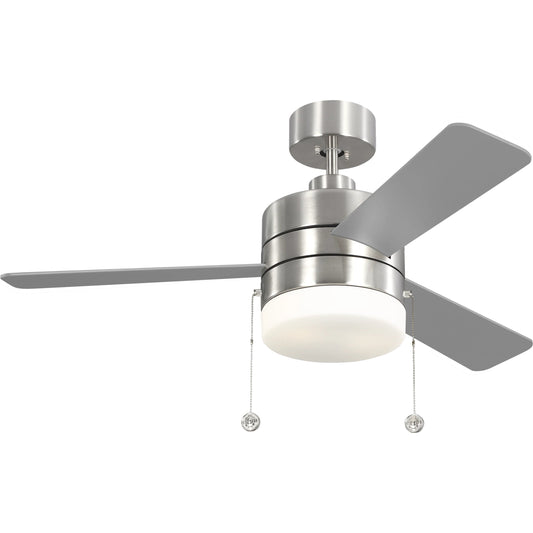 Syrus 44" LED Ceiling Fan by Generation Lighting. Made from steel in a unique style.