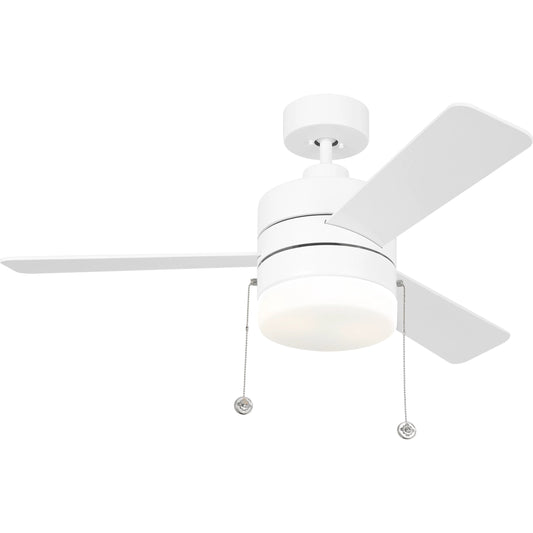 Syrus 44" LED Ceiling Fan by Generation Lighting. Made from steel in a unique style.