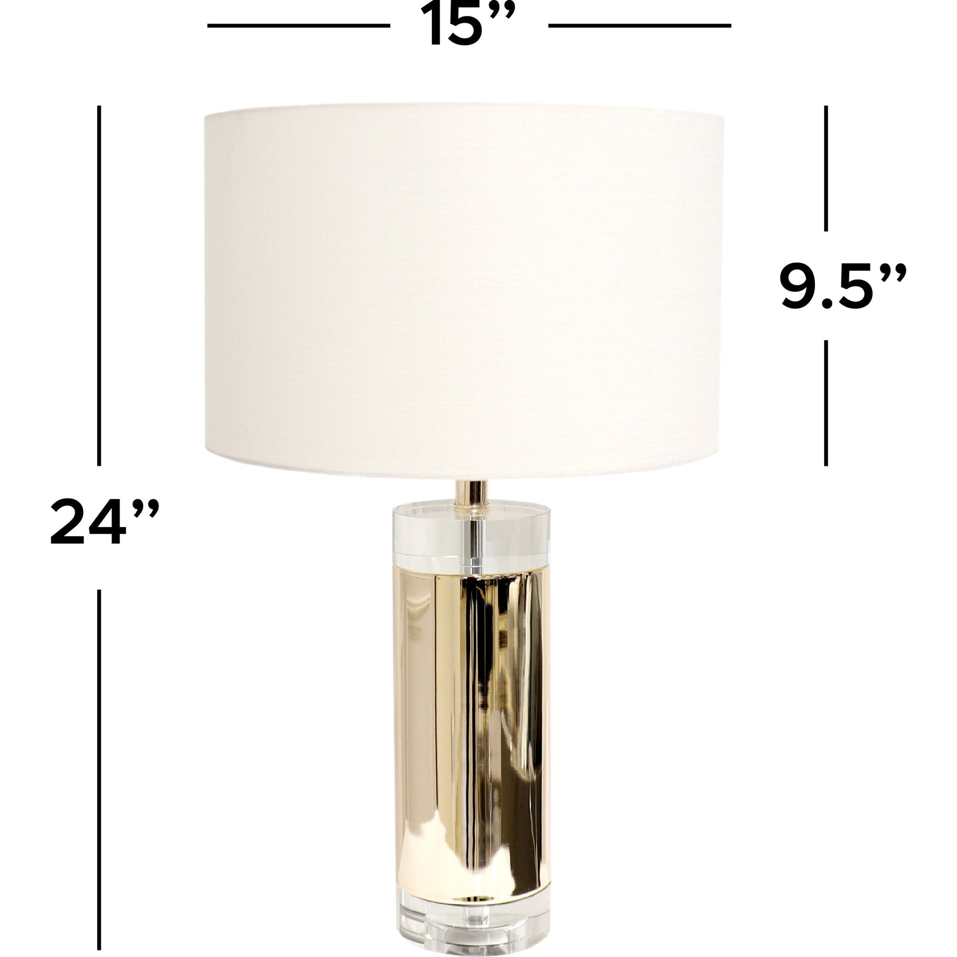 Jupiter Table Lamp by Pasargad Home in gold and gold, clear. Made from glass, steel in a transitional style.