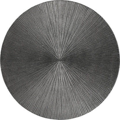 Tulee Accent Table by Currey and Company in antique black. Made from cast aluminum in a eclectic & global style.