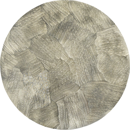 Talia Accent Table by Currey and Company in champagne gold. Made from cast aluminum in a traditional style.