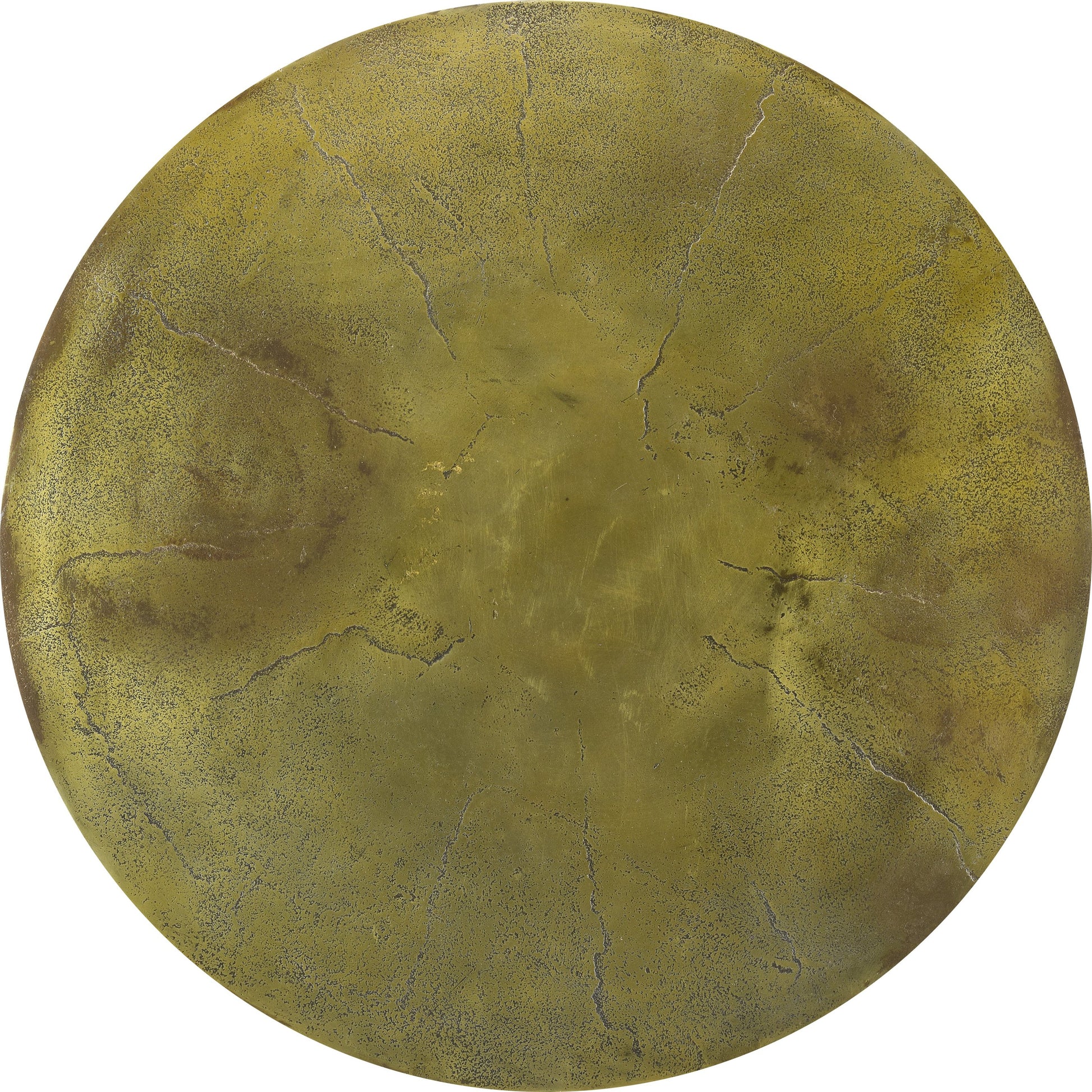 Abu Accent Table by Currey and Company in antique gold. Made from cast aluminum in a eclectic & global style.