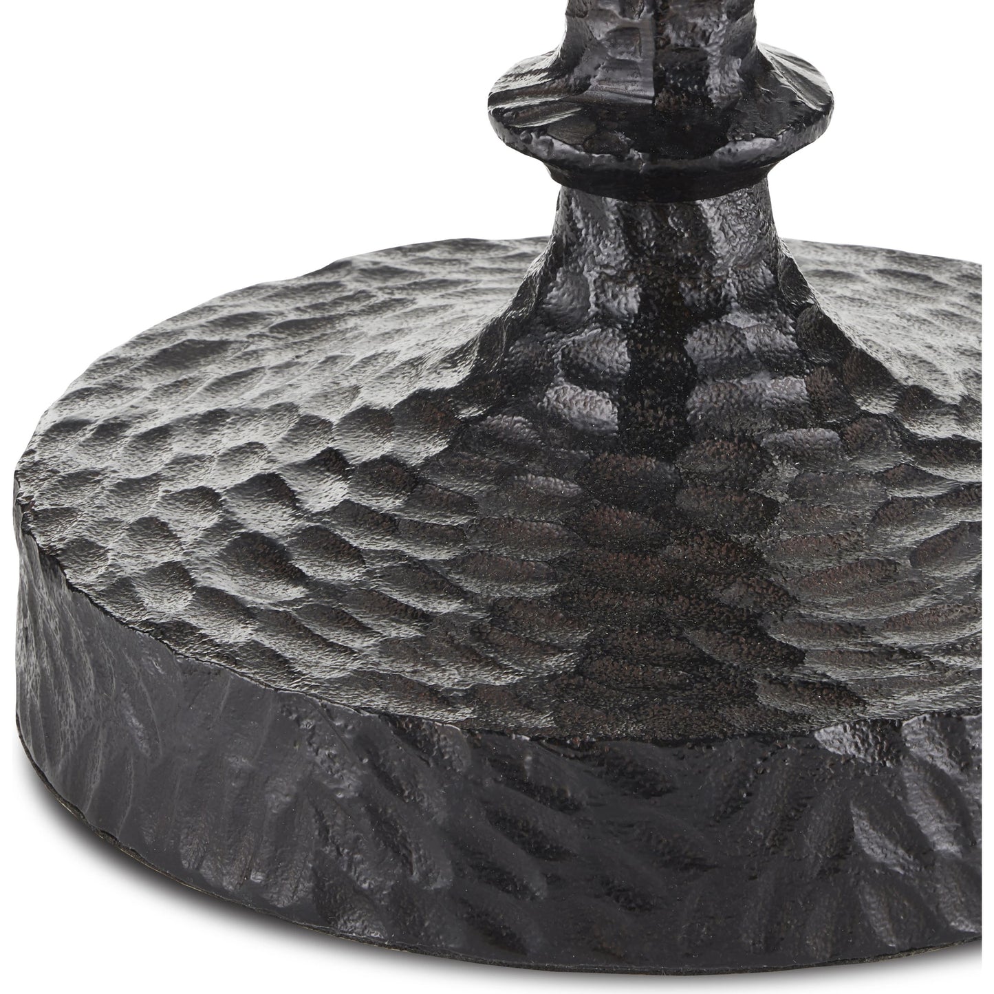 003 SI-1923917 | Closeup | Gallo Accent Table by Currey and Company in bronze. Made from cast aluminum in a modern style.