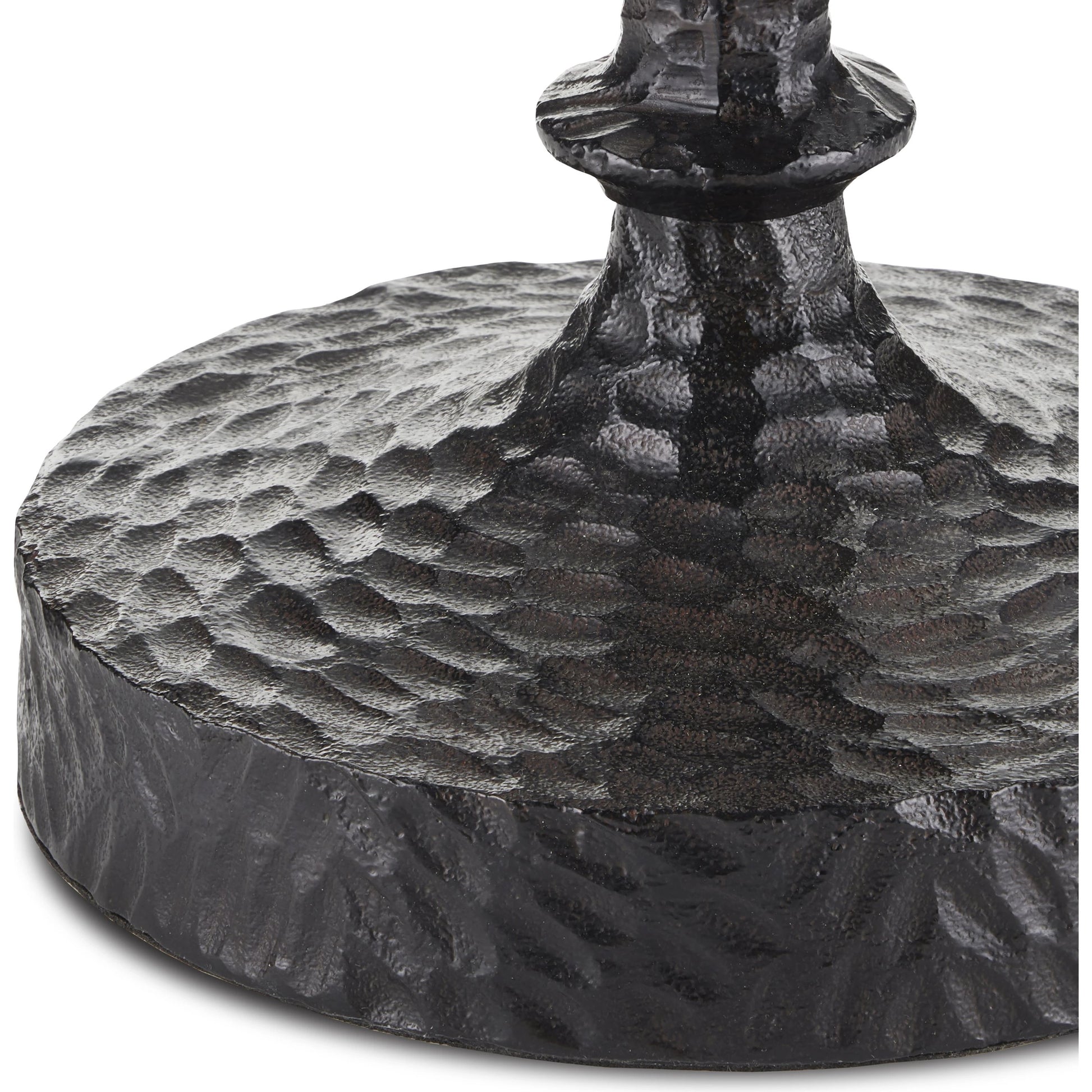Gallo Accent Table by Currey and Company in bronze. Made from cast aluminum in a modern style.
