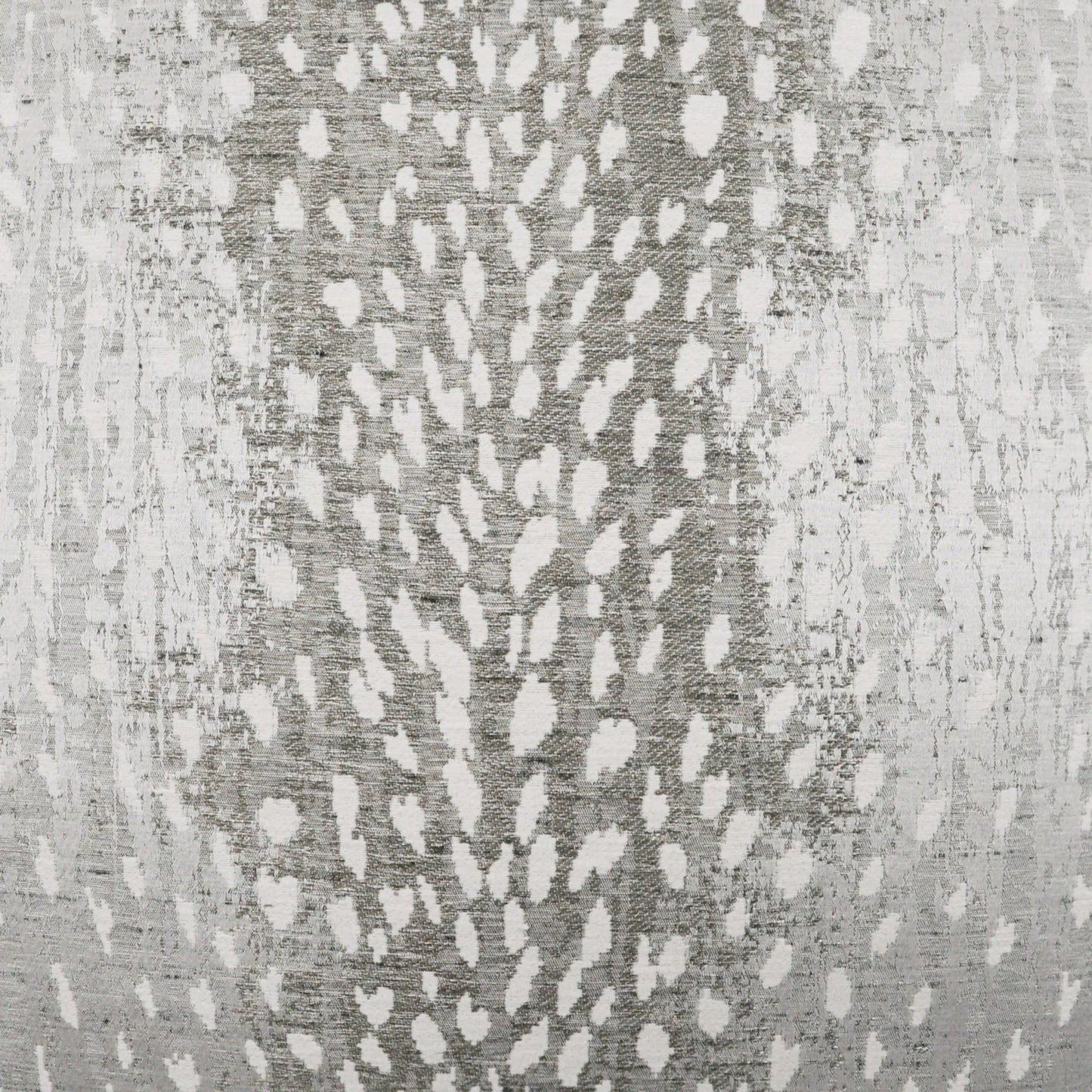 002 SI-2381000 | Closeup | Doe a Deer Pillow by DV Kap Home in grey. Made from 71% polyester, 29% cotton in a transitional style.