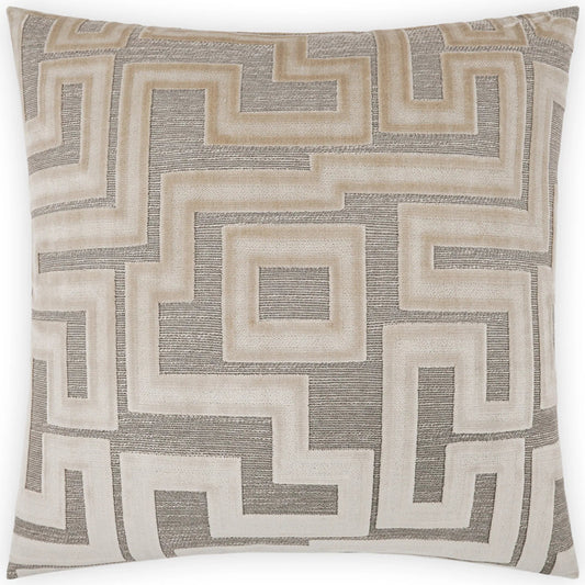 Modernist Pillow by DV Kap Home. Made from 62% rayon, 32% polyester, 6% cotton in a unique style.