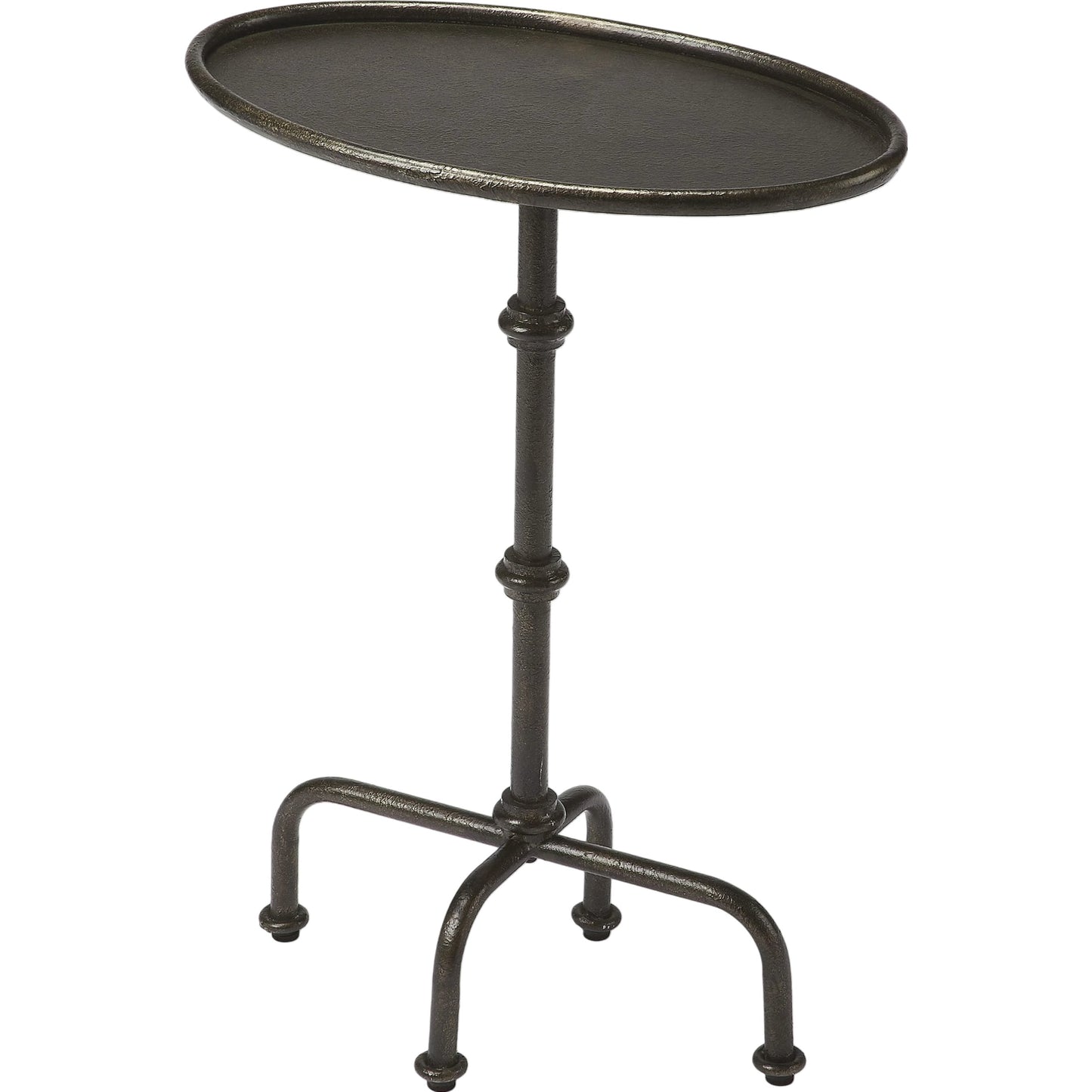 001 O-BUTLER-4002025 | Primary Silo | Kira Side Table by Butler Specialty Company in grey. Made from aluminum in a modern style.