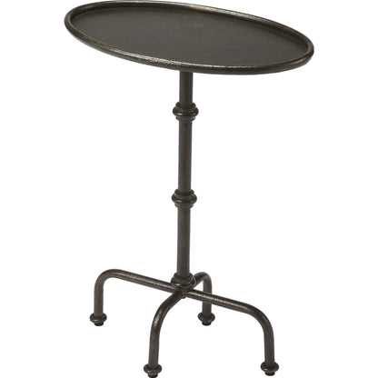Kira Side Table by Butler Specialty Company in grey. Made from aluminum in a modern style.