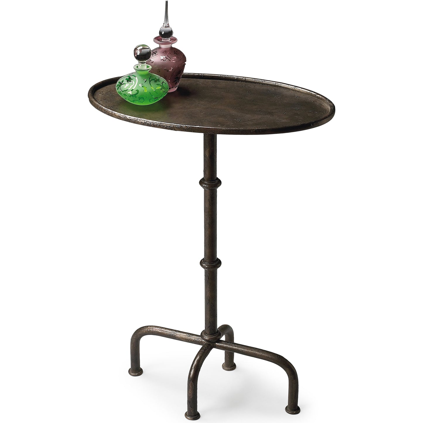 002 O-BUTLER-4002025 | Additional Silo | Kira Side Table by Butler Specialty Company in grey. Made from aluminum in a modern style.