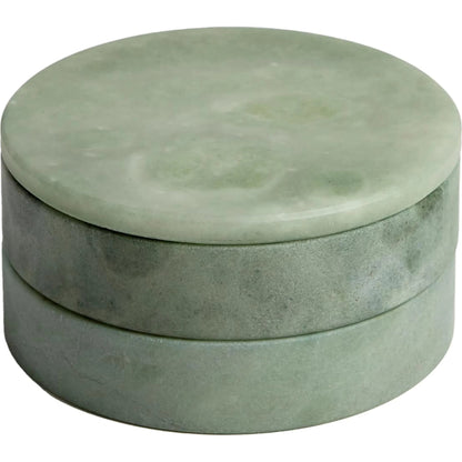 Alabaster Swivel Box by Global Views. Made from alabaster in a transitional style.