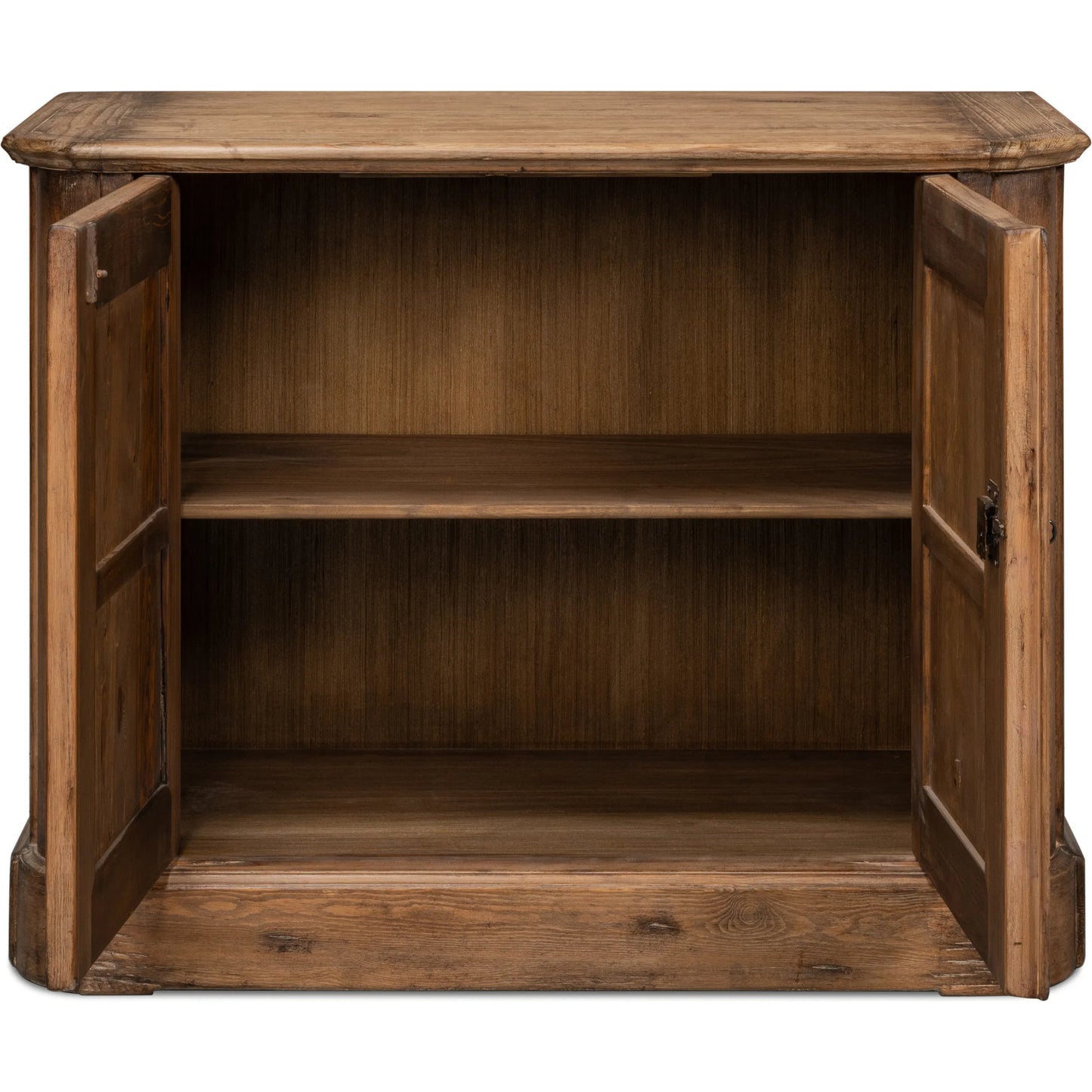 008 SI-2372577 | Additional Silo | Stephano Two Door Sideboard by Sarreid Ltd. in brown. Made from natural old pine in a traditional style.