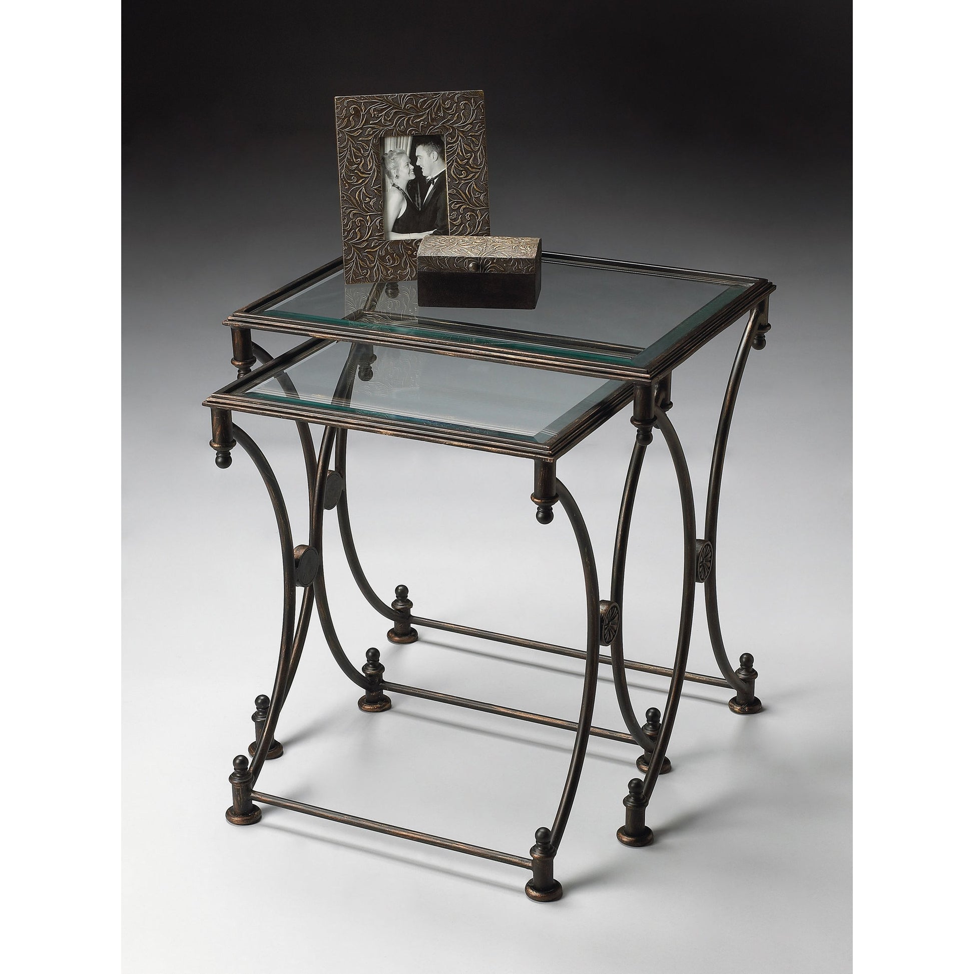 Beverly Metal Nesting Tables by Butler Specialty Company. Made from unique in a modern style.