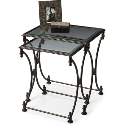 Beverly Metal Nesting Tables by Butler Specialty Company. Made from unique in a modern style.