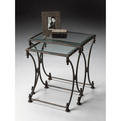 Beverly Metal Nesting Tables by Butler Specialty Company. Made from unique in a modern style.