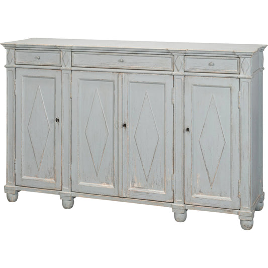 Diamond Wall Sideboard by Sarreid Ltd.. Made from reclaimed pine in a cottage & farmhouse style.