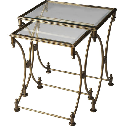 Beverly Metal Nesting Tables by Butler Specialty Company. Made from unique in a modern style.