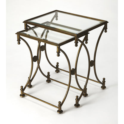 Beverly Metal Nesting Tables by Butler Specialty Company. Made from unique in a modern style.