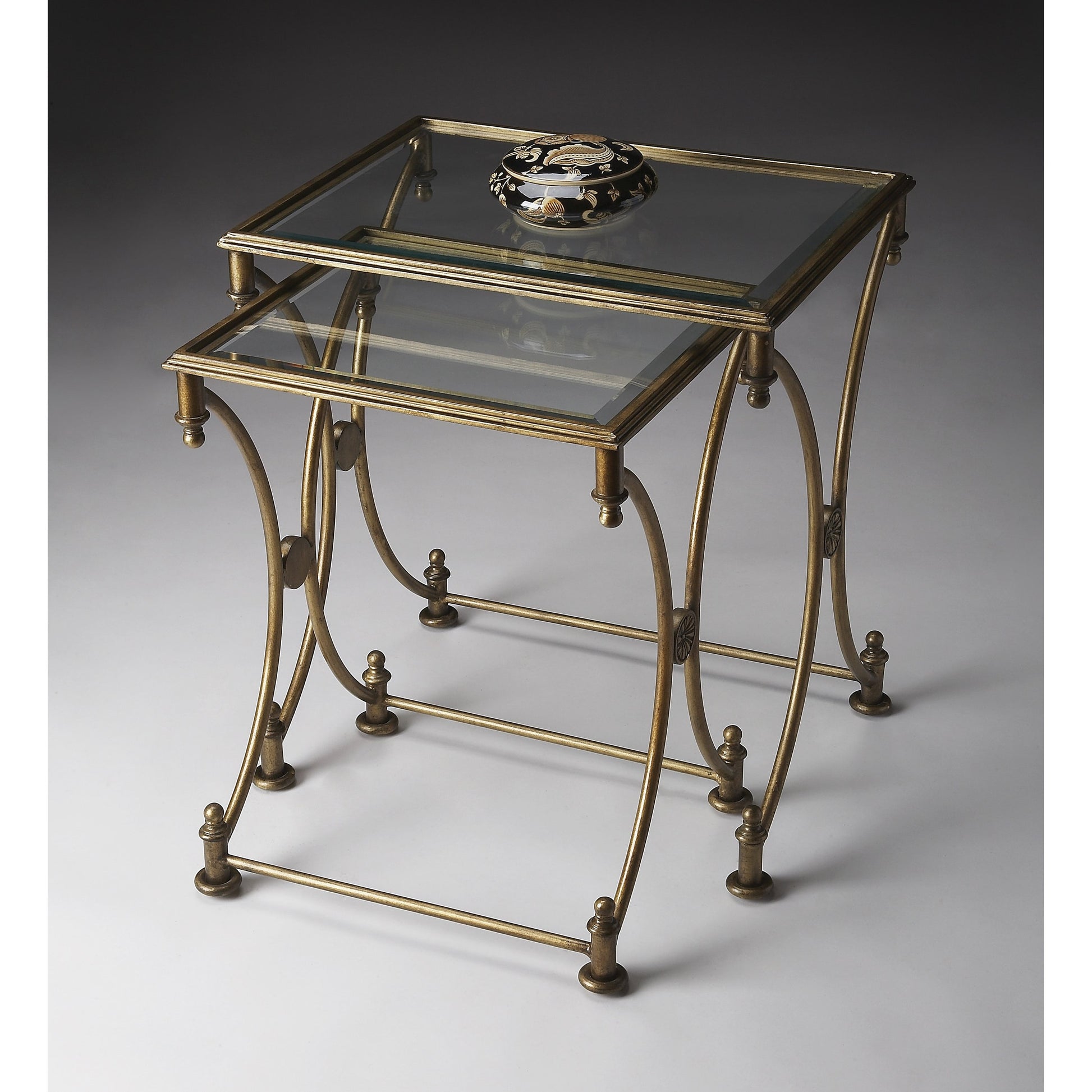 Beverly Metal Nesting Tables by Butler Specialty Company. Made from unique in a modern style.