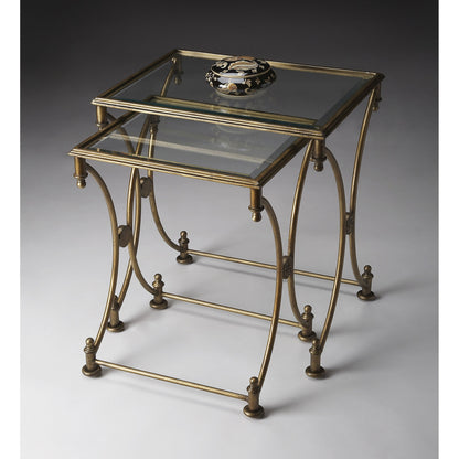 Beverly Metal Nesting Tables by Butler Specialty Company. Made from unique in a modern style.