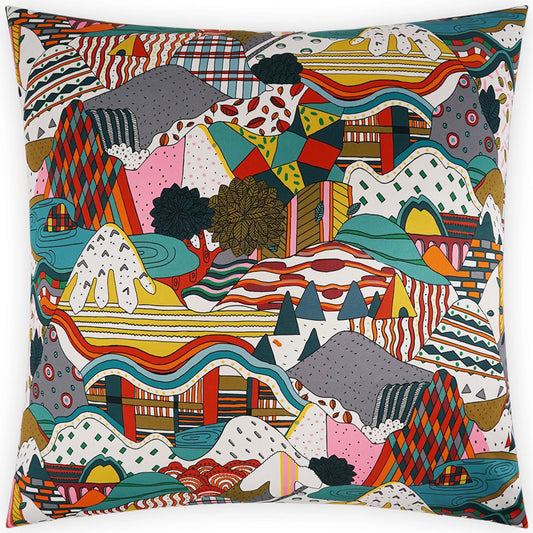Gulliver Pillow by DV Kap Home in multi. Made from 100% cotton in a unique style.