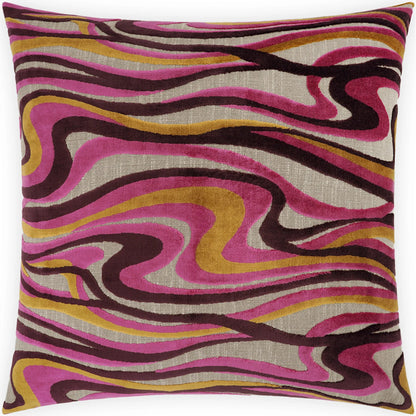 Sway Pillow by DV Kap Home. Made from 48% viscose, 32% cotton, 20% polyester in a transitional style.