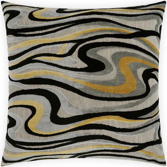 Sway Pillow by DV Kap Home. Made from 48% viscose, 32% cotton, 20% polyester in a unique style.
