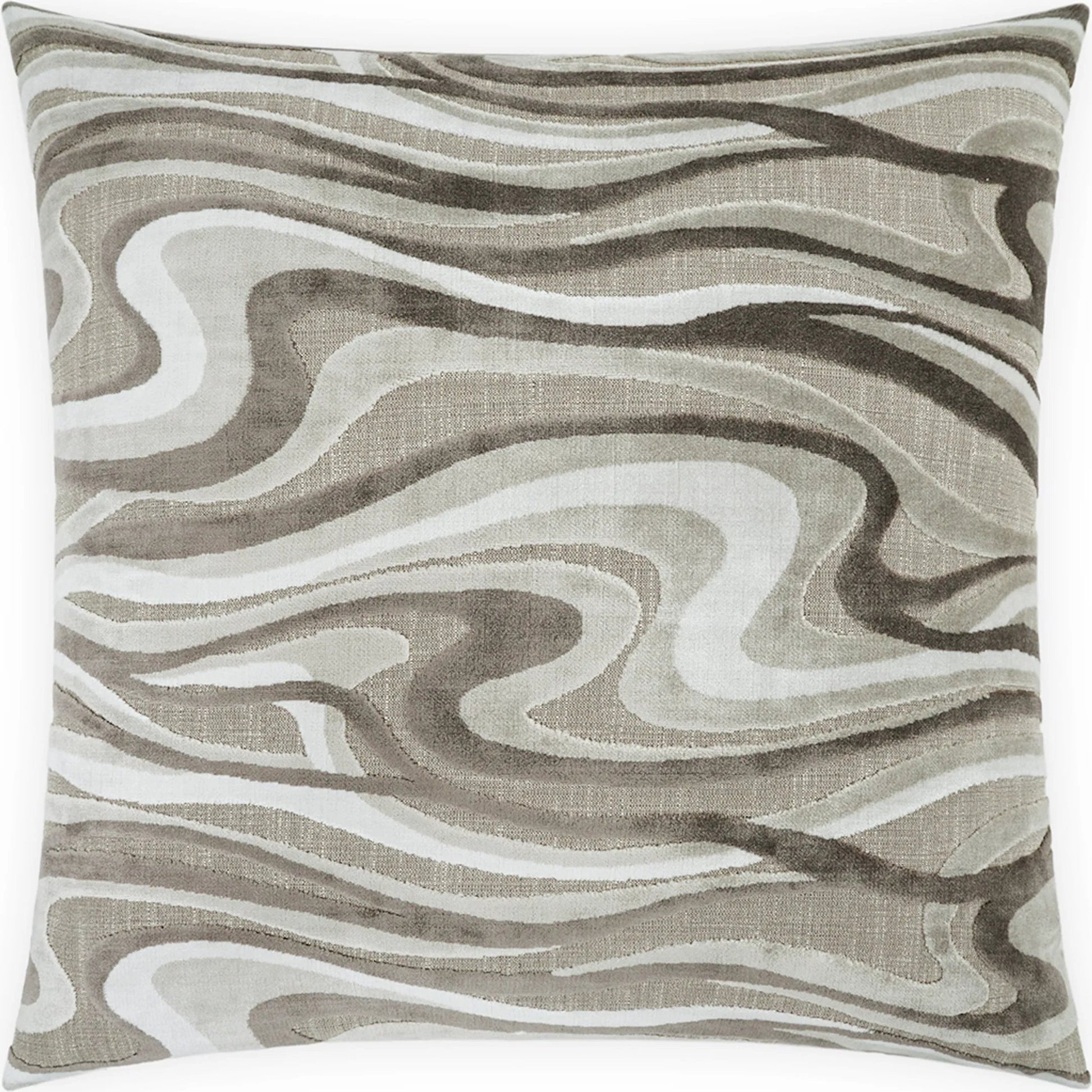 Sway Pillow by DV Kap Home. Made from 48% viscose, 32% cotton, 20% polyester in a transitional style.