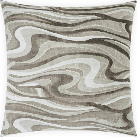 Sway Pillow by DV Kap Home. Made from 48% viscose, 32% cotton, 20% polyester in a unique style.