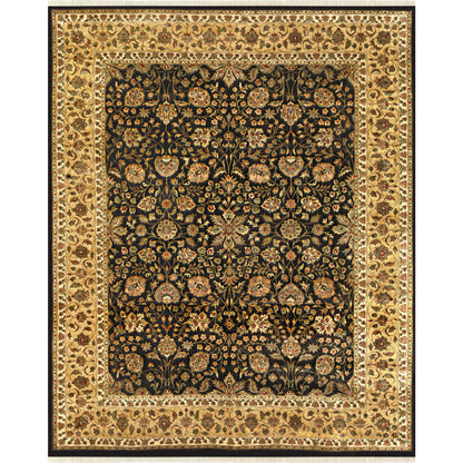 Sophia Rug - 6581F by Feizy in gold, black. Made from silk, wool in a unique style.