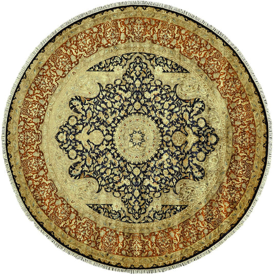 Delino Premium Contemporary Wool Rug - 6701F by Feizy in red, black. Made from silk, wool in a unique style.