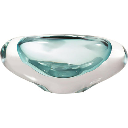 Abstract Bean Vase by Global Views. Made from art glass in a eclectic & global style.