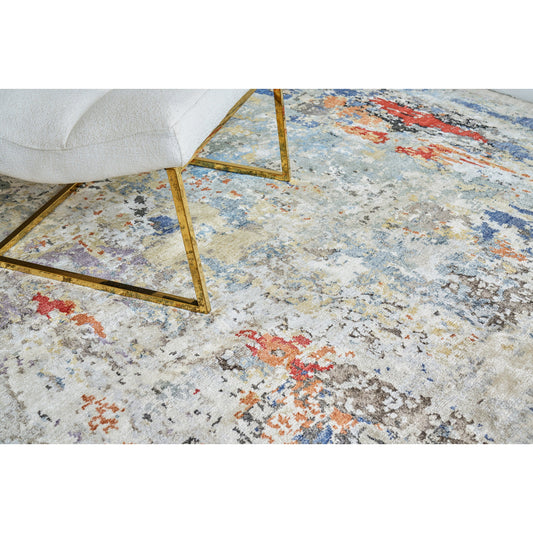 Laureno 4022 Rug by Exquisite Rugs in blue/gray. Made from unique in a unique style.