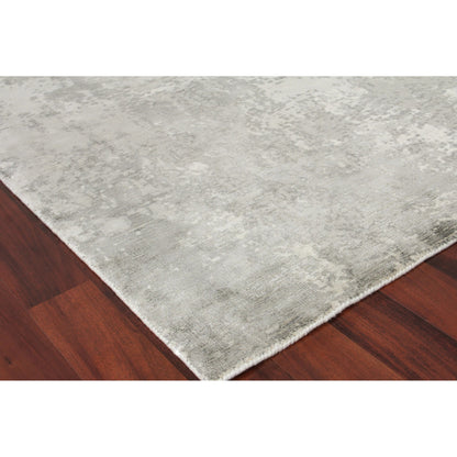 Murano Rug by Exquisite Rugs in metallic. Made from wool, bamboo silk in a unique style.