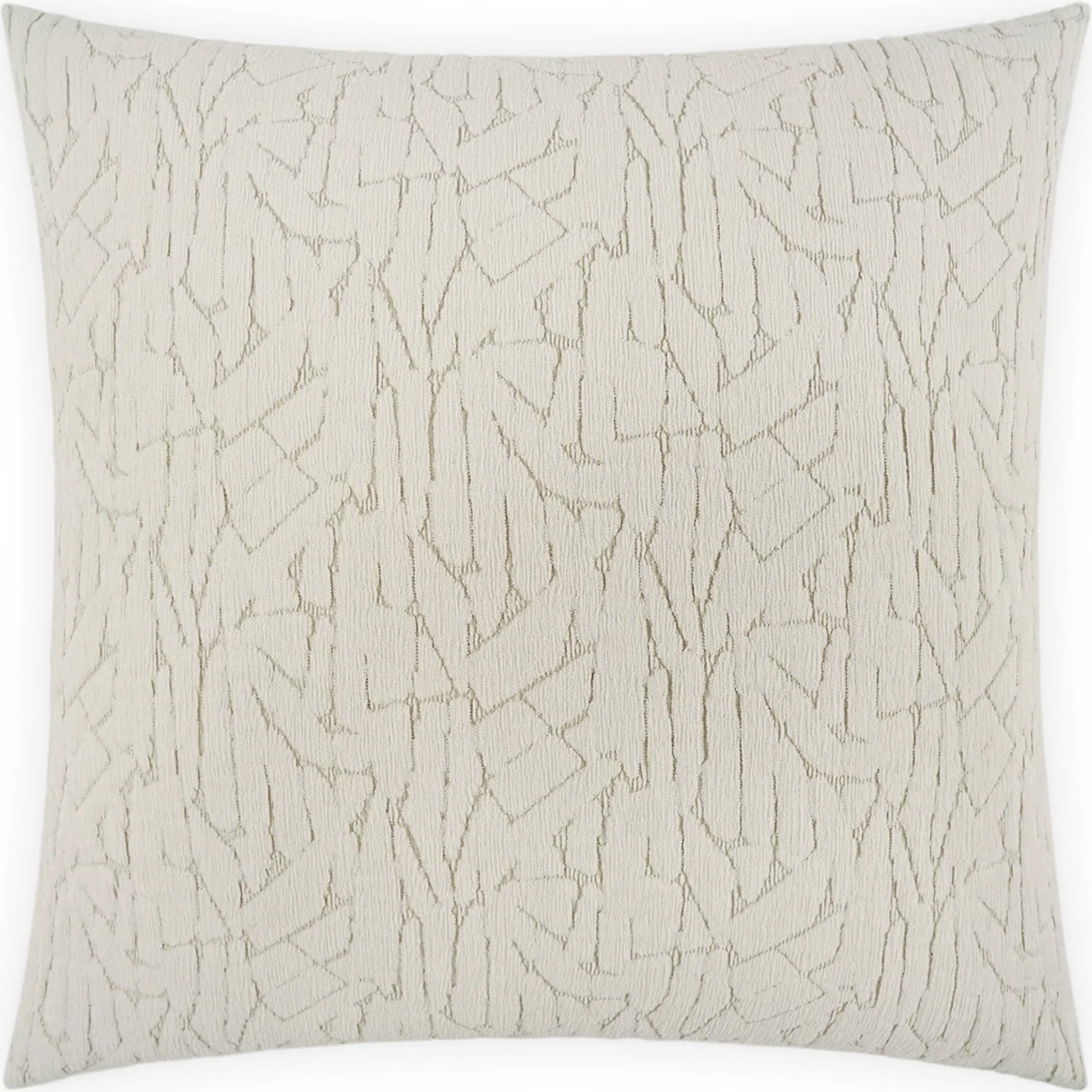 Hakimi Pillow by DV Kap Home in taupe, ivory. Made from 63.76% polyester, 31.86% olefin, 2.85% pirpoly, 1.53% pcrpoly in a unique style.
