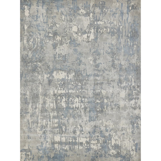 Murano 4029 Rug by Exquisite Rugs in silver, blue. Made from wool, bamboo silk in a unique style.