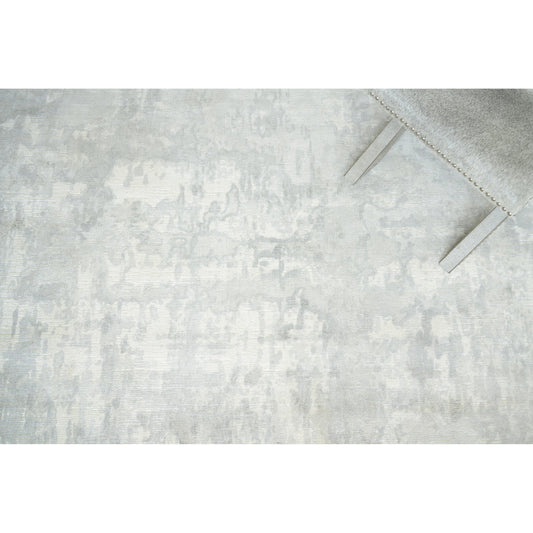 Murano 4030 Rug by Exquisite Rugs in silver. Made from wool, bamboo silk in a unique style.