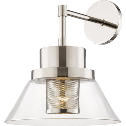 Paoli Wall Sconce by Hudson Valley. Made from steel in a modern style.