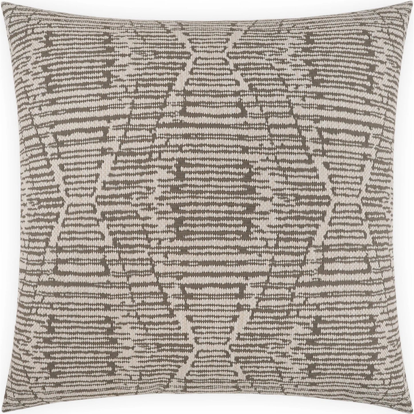 001 SI-2381902 | Primary Silo | Ozetta Pillow by DV Kap Home in driftwood. Made from 75.37% olefin, 24.63% polyester (uv) in a unique style.