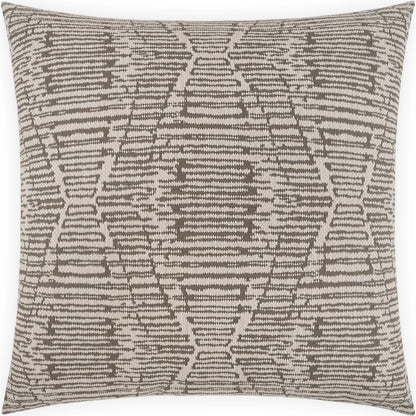 Ozetta Pillow by DV Kap Home in driftwood. Made from 75.37% olefin, 24.63% polyester (uv) in a unique style.