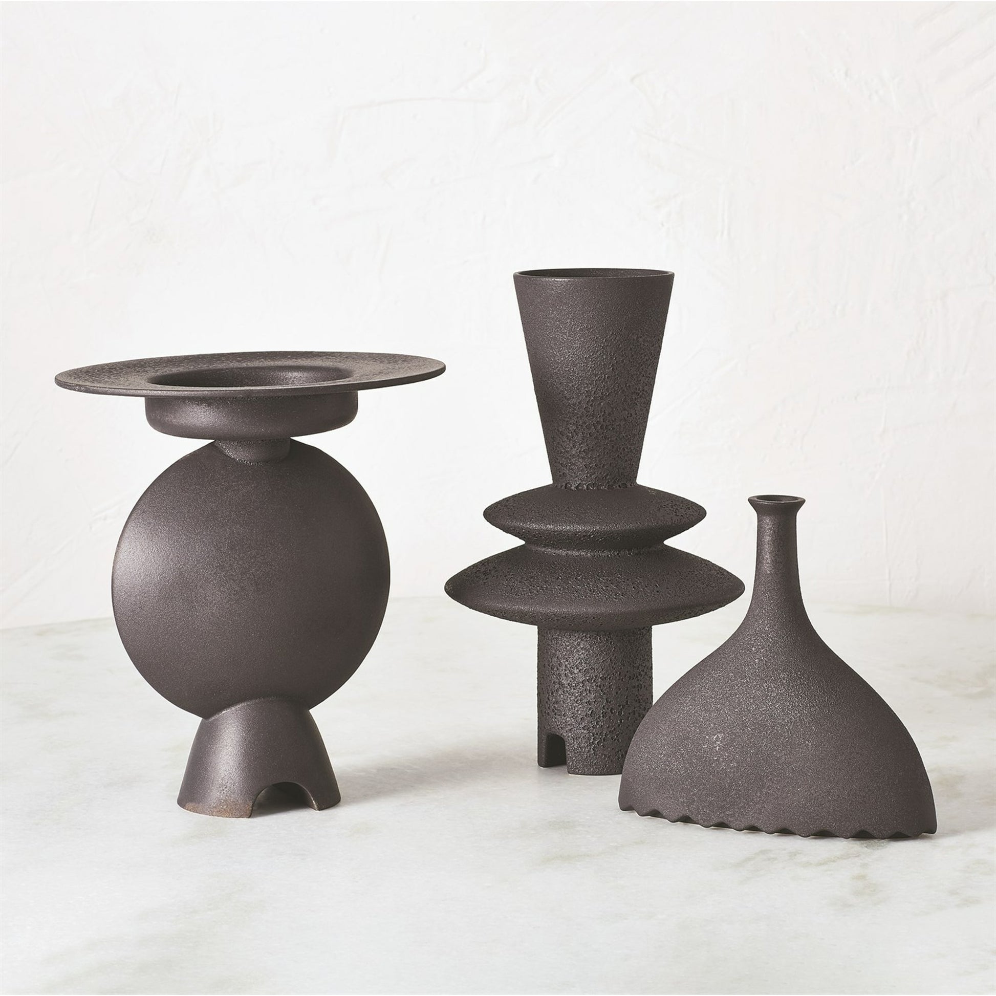 Adelyn Geometric Vase by Global Views. Made from ceramic in a eclectic & global style.