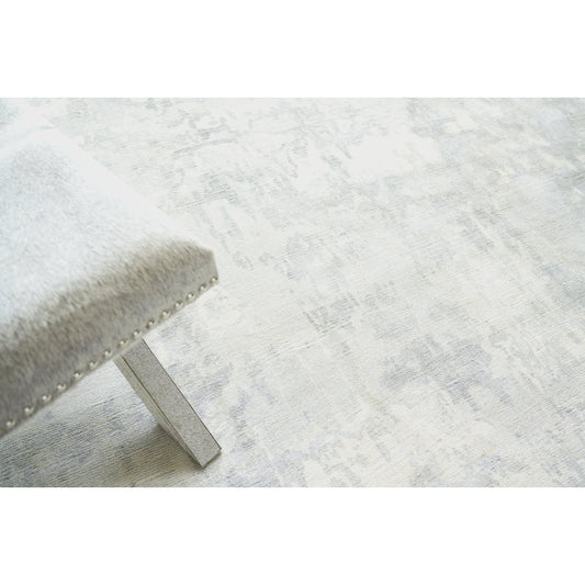 Murano Rug - Silver by Exquisite Rugs in silver. Made from new zealand wool, bamboo silk in a unique style.