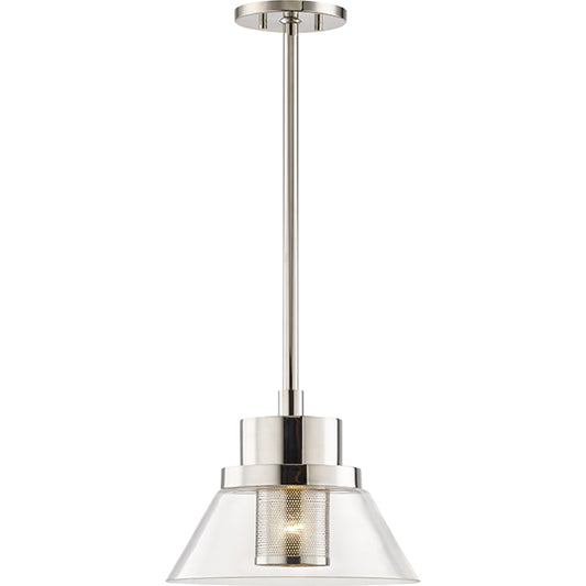 Paoli Pendant by Hudson Valley. Made from steel in a modern style.