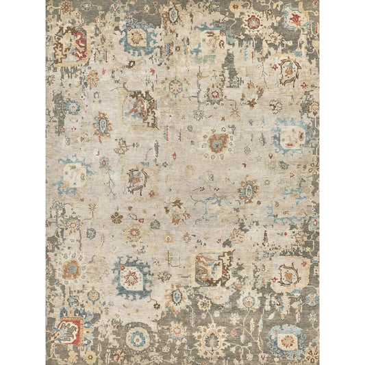 Essex 4032 Rug by Exquisite Rugs in tan, blue, rust. Made from new zealand wool in a unique style.