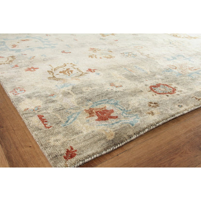 Essex 4032 Rug by Exquisite Rugs in tan, blue, rust. Made from new zealand wool in a unique style.
