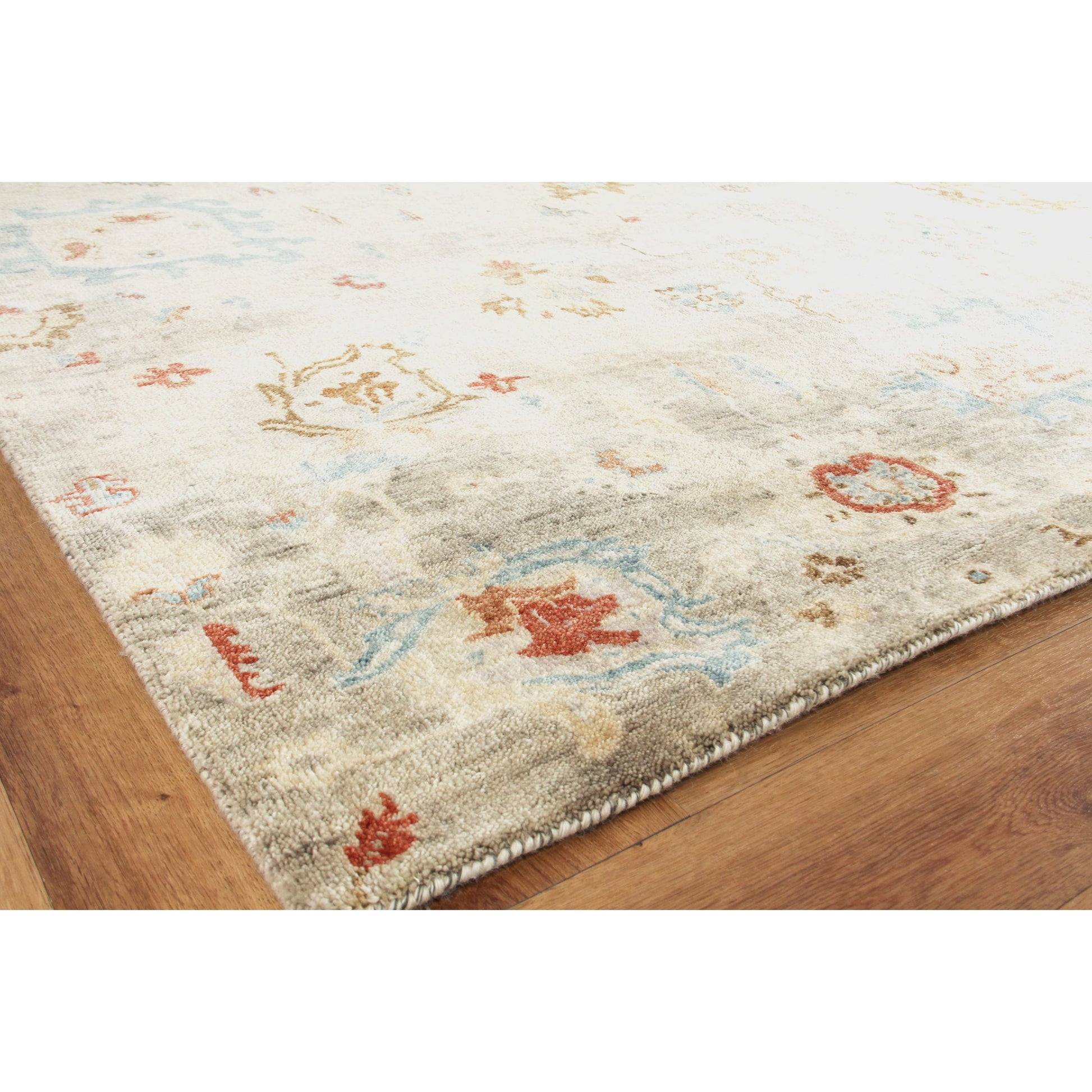 Essex 4032 Rug by Exquisite Rugs in tan, blue, rust. Made from new zealand wool in a unique style.